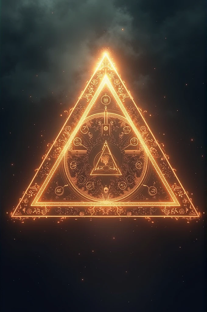 An illuminati triangle