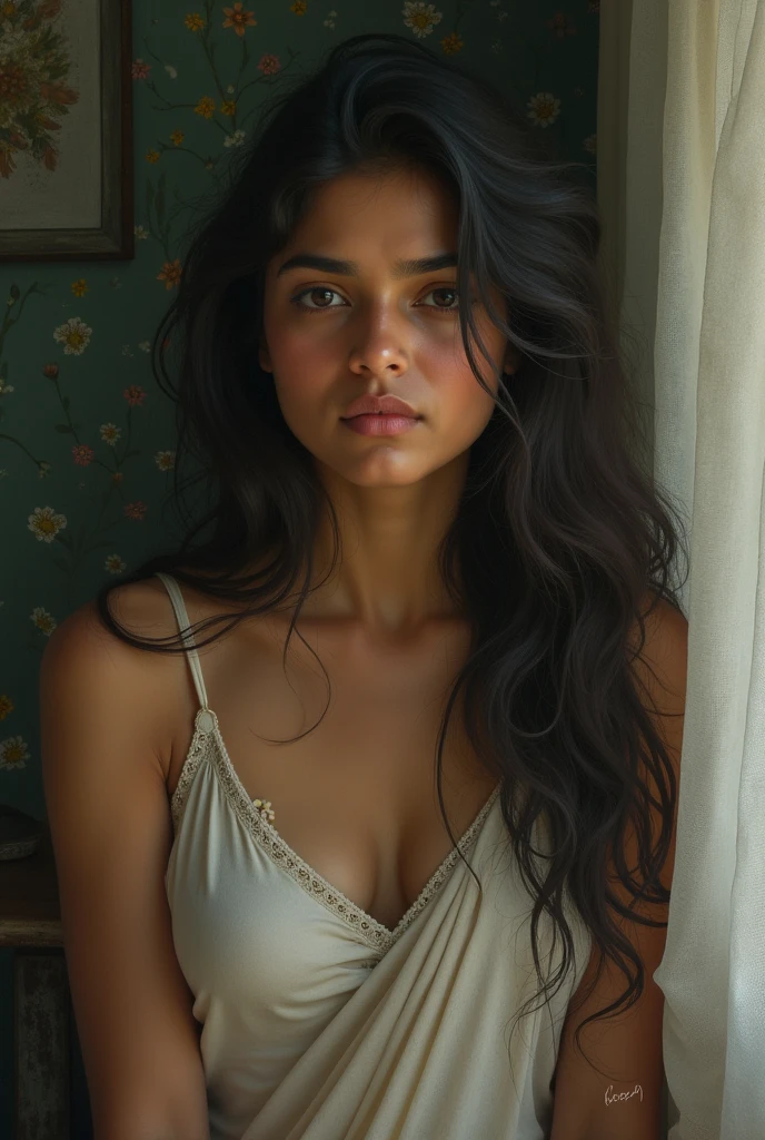an young indian infertile woman