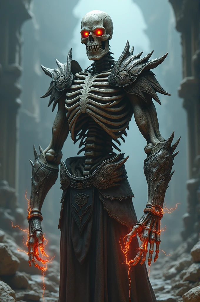 Dragonborn Skeleton Mage