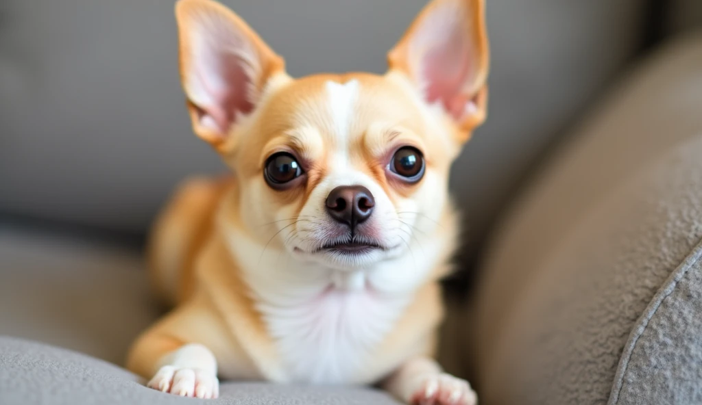 Cream colored chihuahua