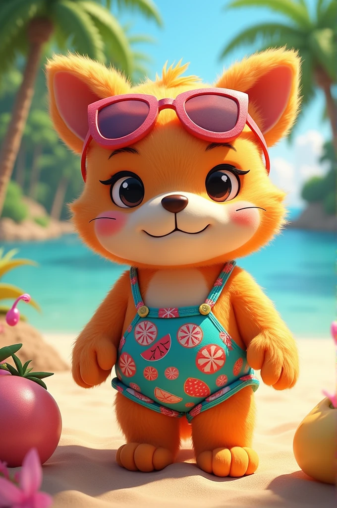 Federica stuffed animal in a swimsuit