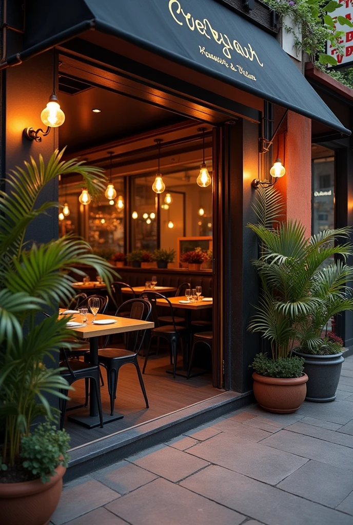 OUT SIDE LOOK OF THE RESTUARANT IN MUMBAI