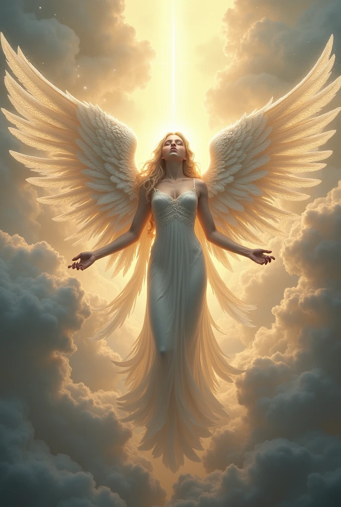 Angel with six wings 