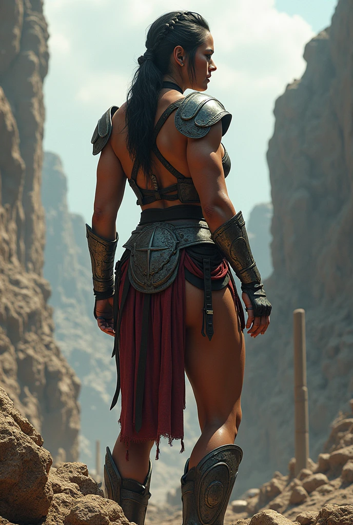 Spartan IV busty woman from behind