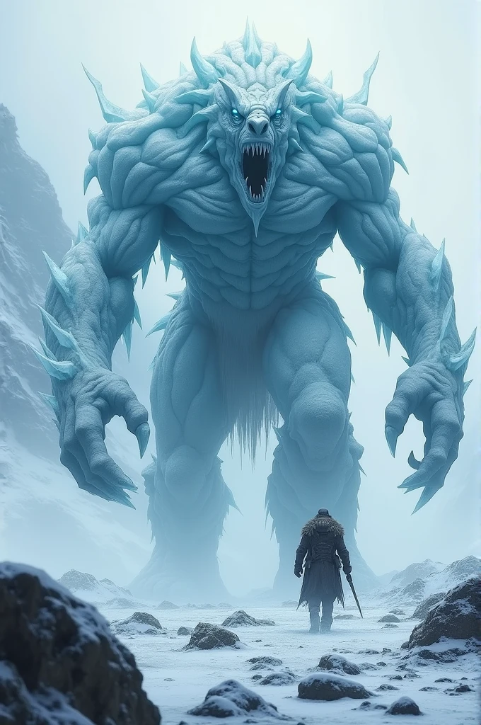 Ice monster titan in arctic