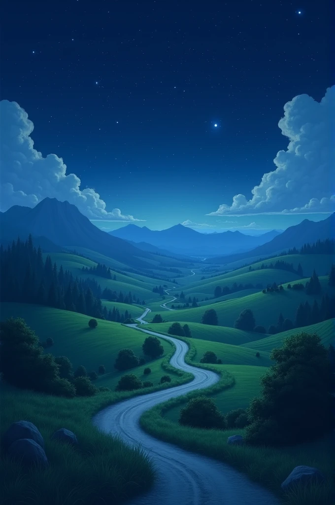 Starry road