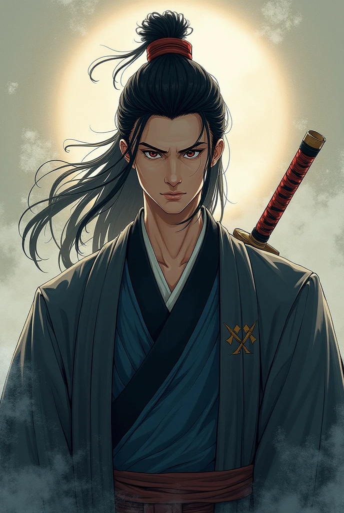 Image for the character Yoriichi Tsugikuni&#39;s YouTube profile, stylized