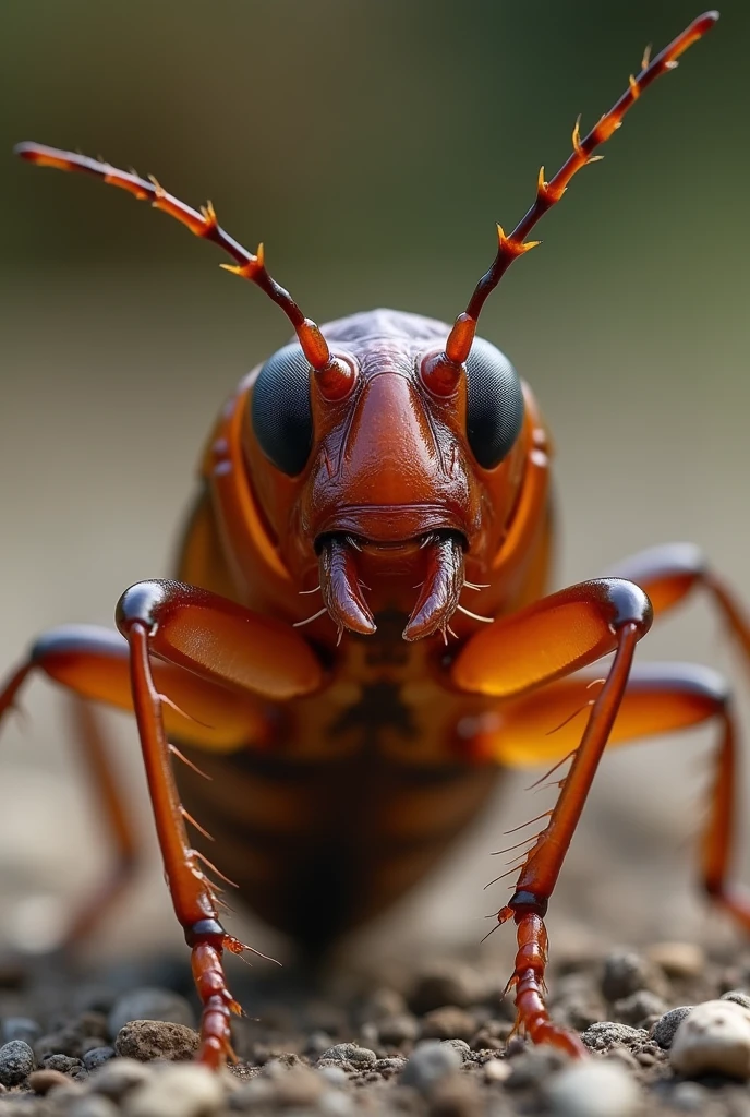create an image of an upset cockroach