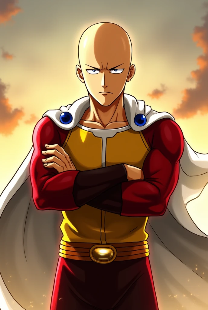 One  punch man , anime, saitama 