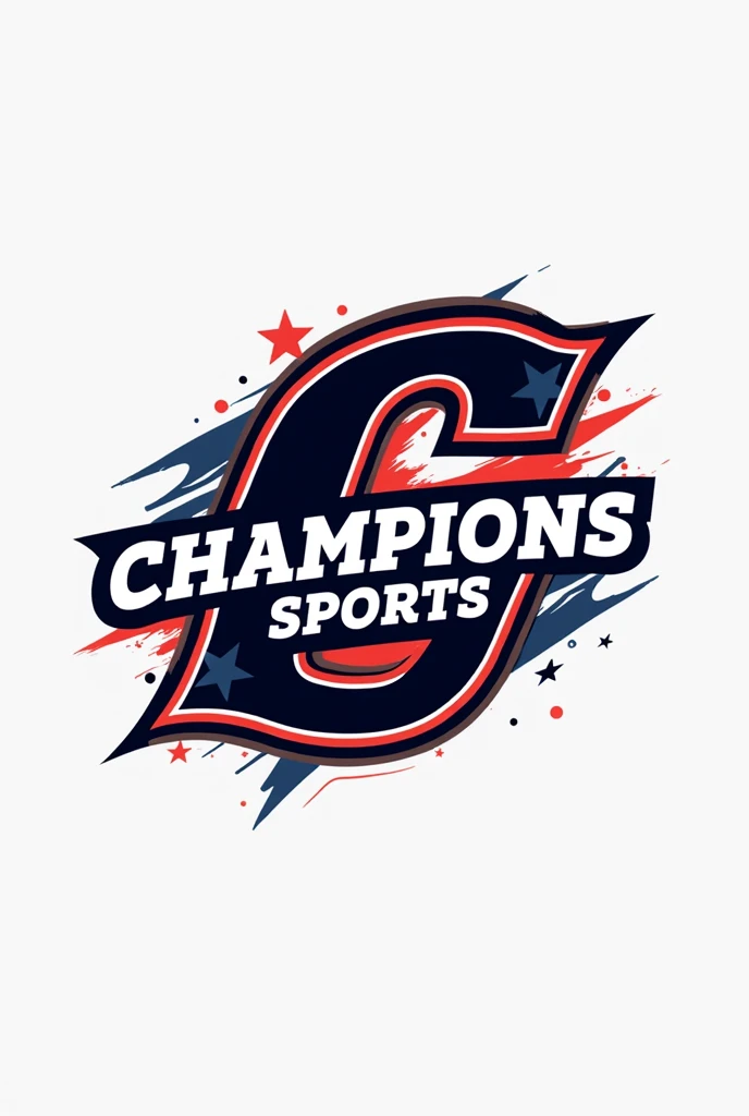 I need a logo for my business. My business is called "Champions Sports" and this one is about sportswear. I need you to create a simple logo that contains only the letters CHAMPIONS SPORTS and add them creatively.