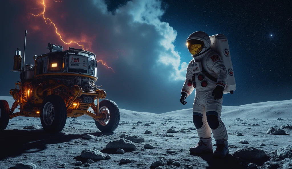 Captain Rajesh Verma faced a severe solar storm that disrupted communications and damaged life support systems on the Moon. Analyze how he managed this crisis using his engineering skills and decision-making abilities. What strategies did he employ to ensure his survival?"
