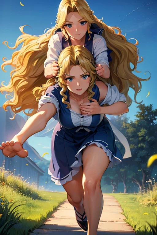 (woman,The facial expression is accurate,Anime style face,greenish blue eyes )
Shooting stars flowing at night
((((grassland))))
((座っているwoman))
((夜空を見ているwoman))
8k((((high school girl))))
8k(((((Wavy, Gracefully running down my shoulders、Wavy blonde hair that flows gently around the face)))))
((Angle from below))
Emphasize the breasts and draw the body
