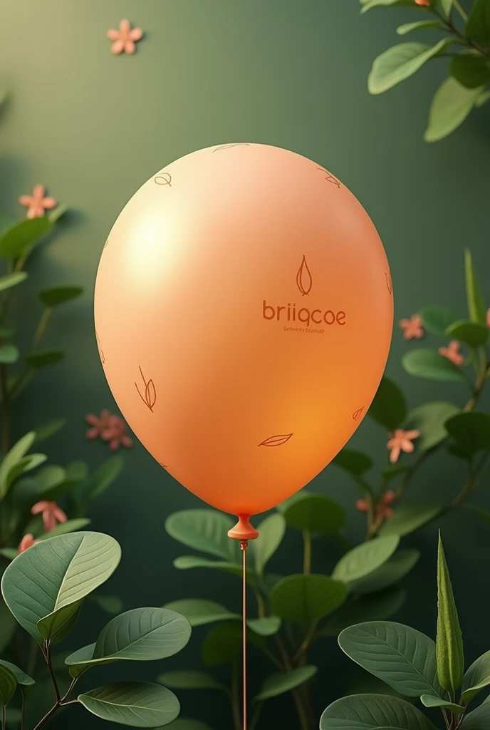 Make an advisement on a plant based biodegradable Ballon made with natural latex
Make an poster with brading and logo