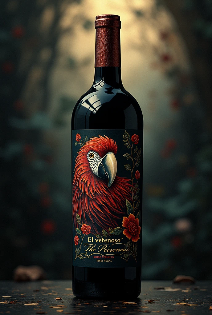 Make me a label for a wine called “El venenoso by Loro Piana”