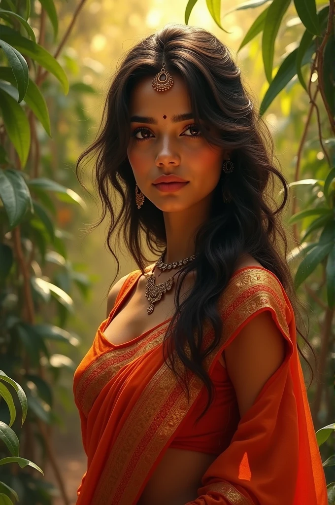Hot indian girl in saree