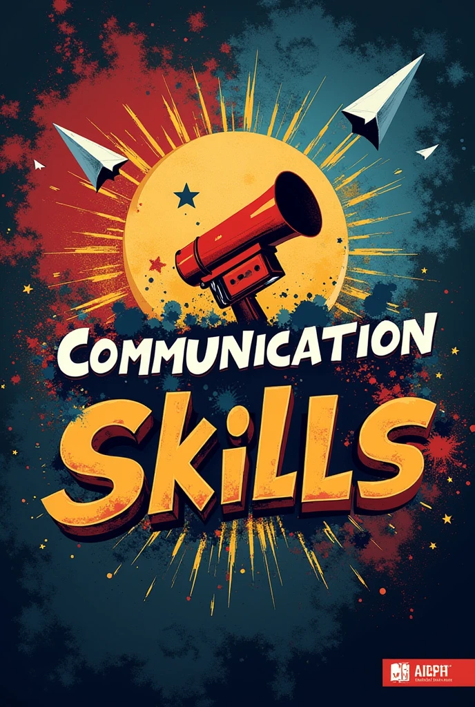 “Design a striking image that illustrates communication skills. Add a provocative design with alert elements and bold styling to grab users' attention on Twitter.