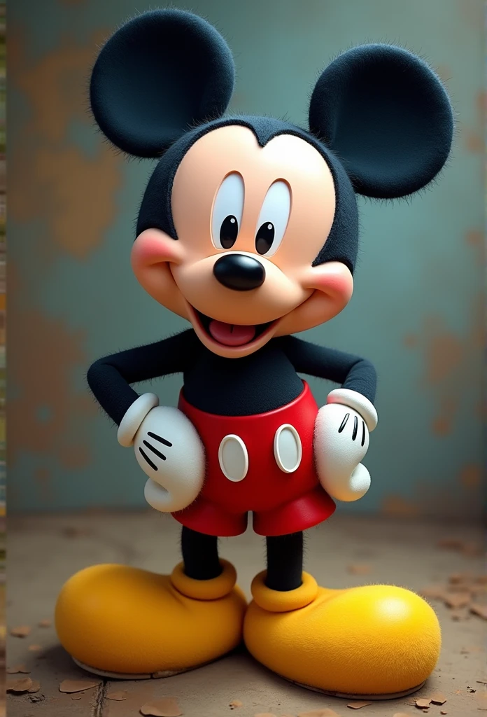 a cartoon monster Mickey mouse