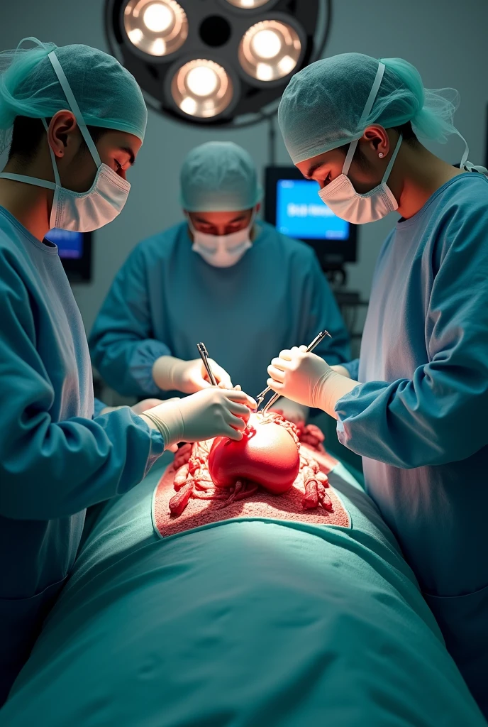 ((best quality)), open heart surgery grafec