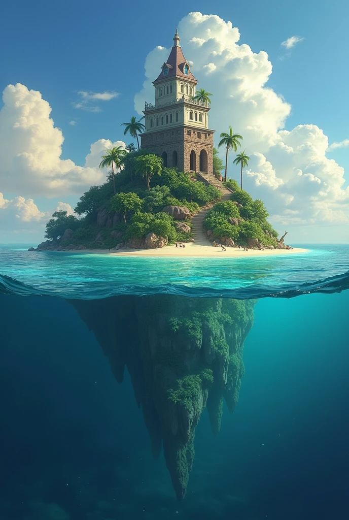 Envision a mystical island