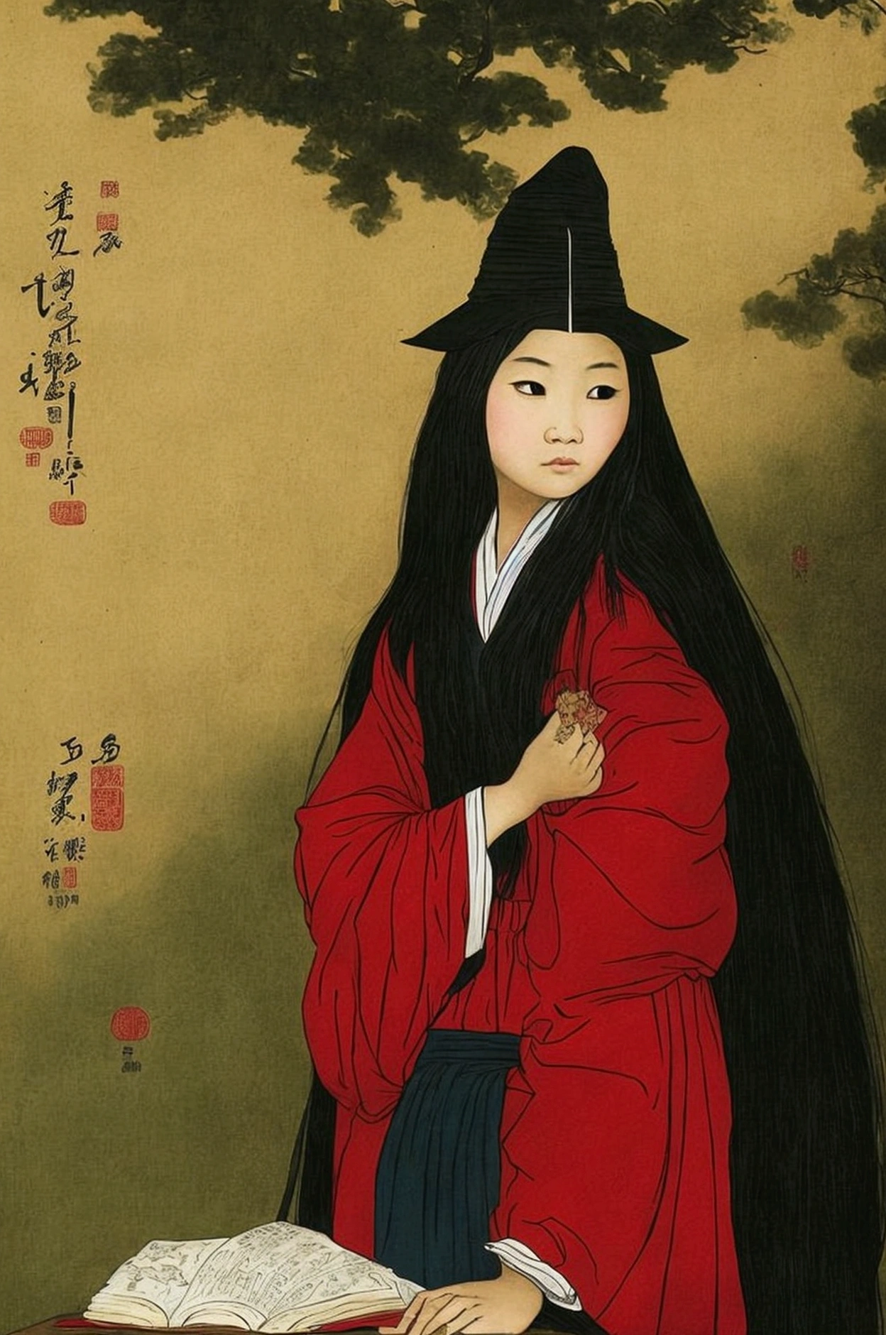 A teenage Asian witch at a school for magic.