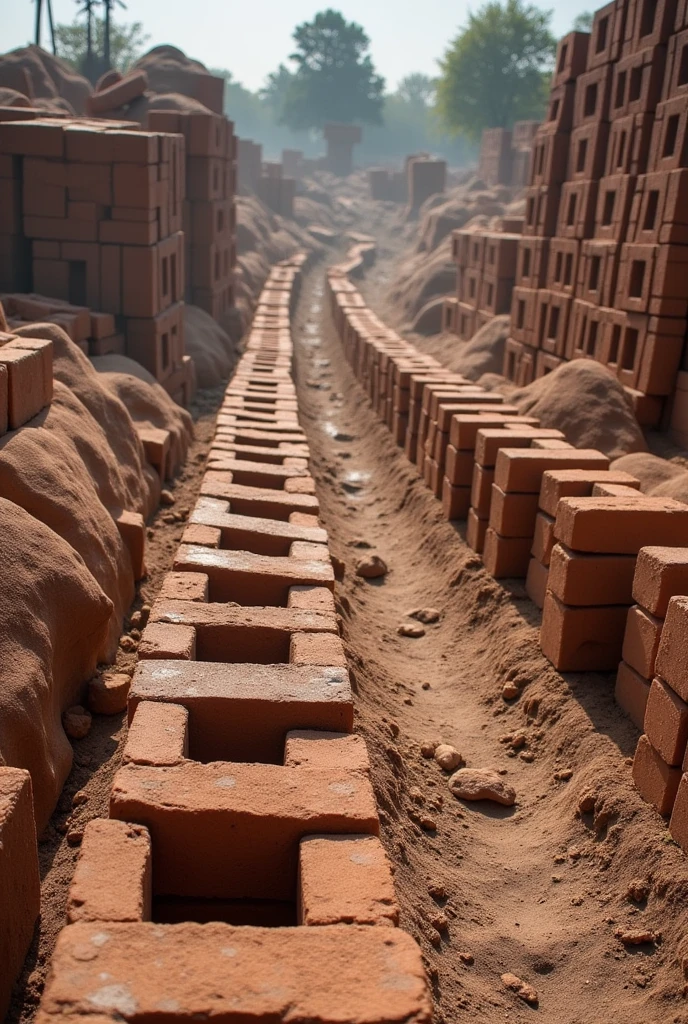 carry out the entire brick production process