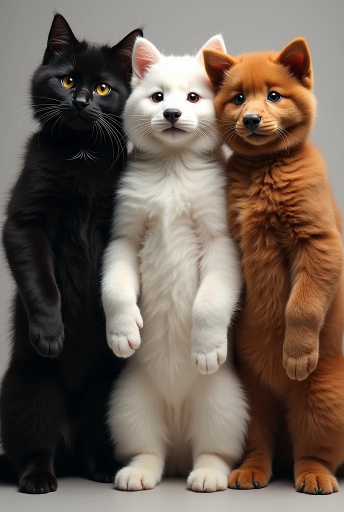 Trisal gay , A black , one white and one brown