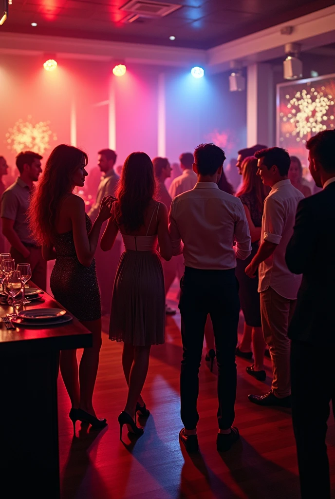 Image promoting singles event