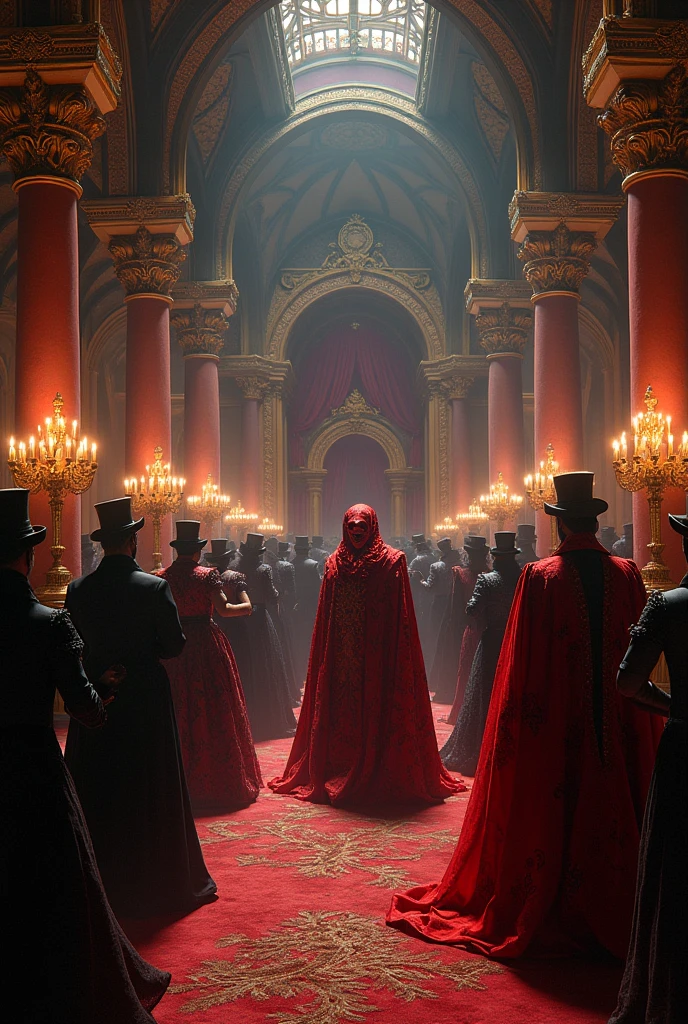 Scenes from the book The Masque of the Red Death