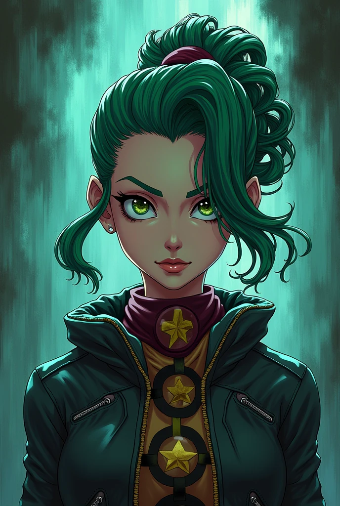 Jolyne Kujo, character from the anime Jojo's bizarre adventure,