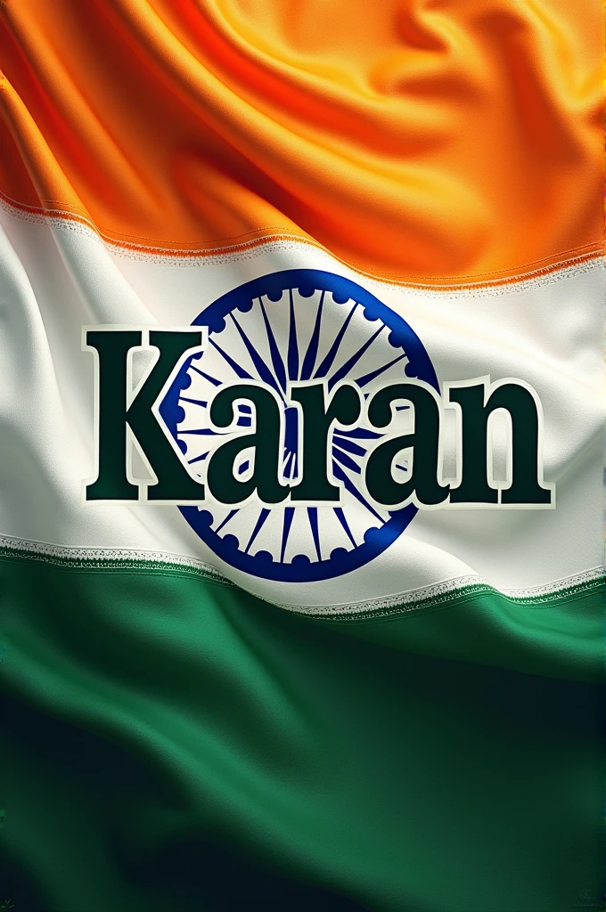 Karan name with indian flag