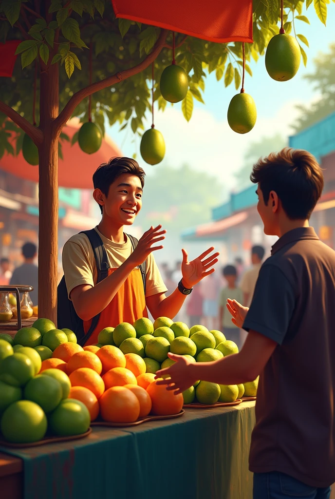 Guava seller tell that ooh brother what are you telling?? 2 monts we are waiting for Romadan why are you make ramadan?