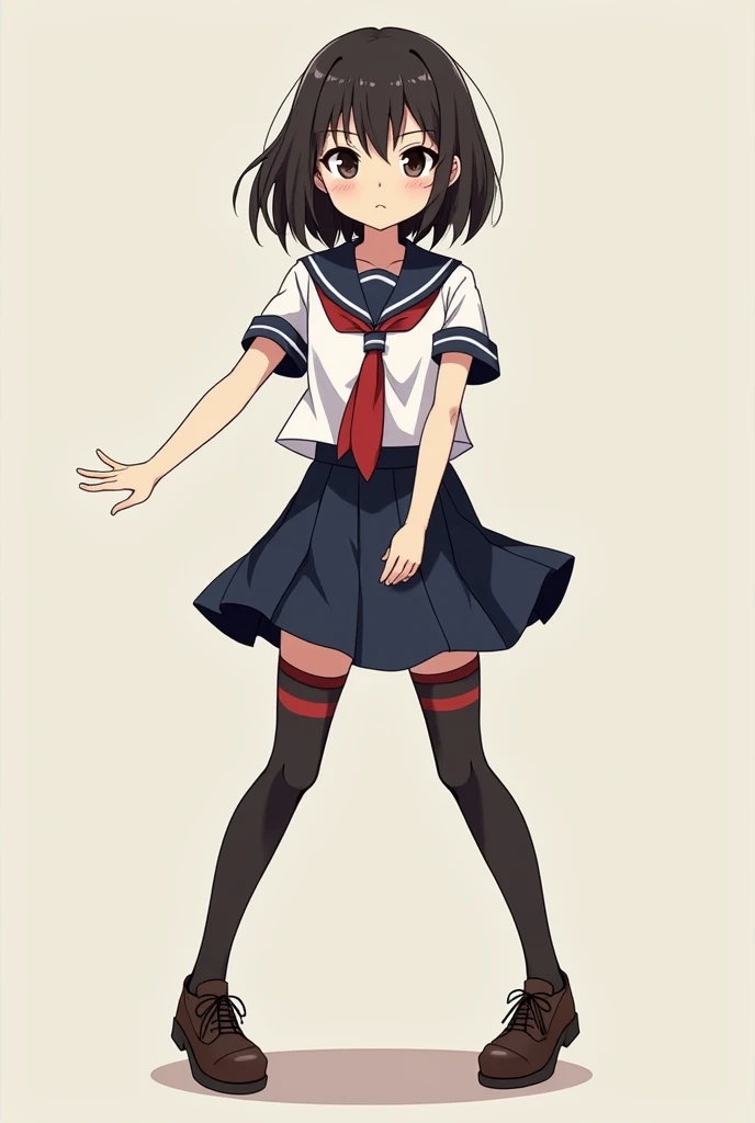 girl 12 years old in school uniform realistic striped panties upskirt spreading legs