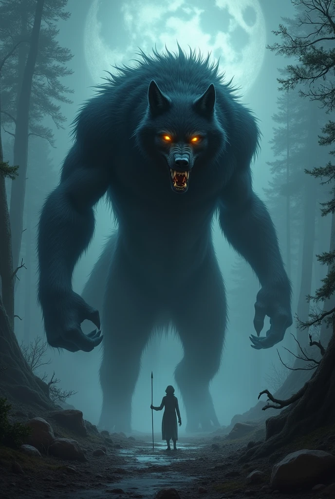 Create the death wolf of Puss in Boots