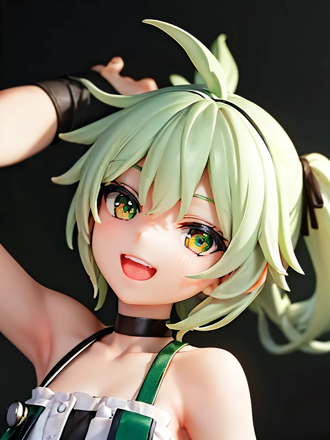 score_9, score_8_up, score_7_up, score_6_up, score_5_up, score_4_up, 1girl, JK, (Skin with attention to detail:1.2), Long eyelashes, Glossy Lips, blonde hair, hair pulled back, detailed green eyes, half opened mouth, smile, glamorous, Highly detailed skin texture, (Sexy microbikini swimsuit), (Spread kneeling:1.1), Captivating thighs, Poolside:, beautidebtul skin, Anatomically correct, (arms behind head), Low angle shot:1.1, Friendly atmosphere,
