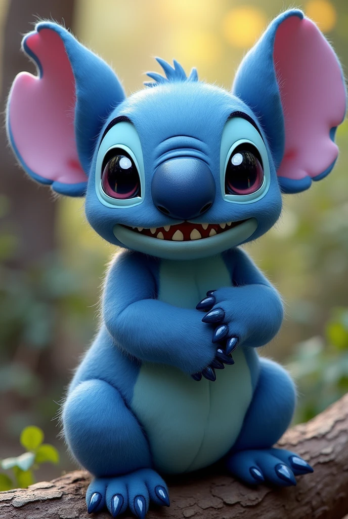 Blue koala like stitch 