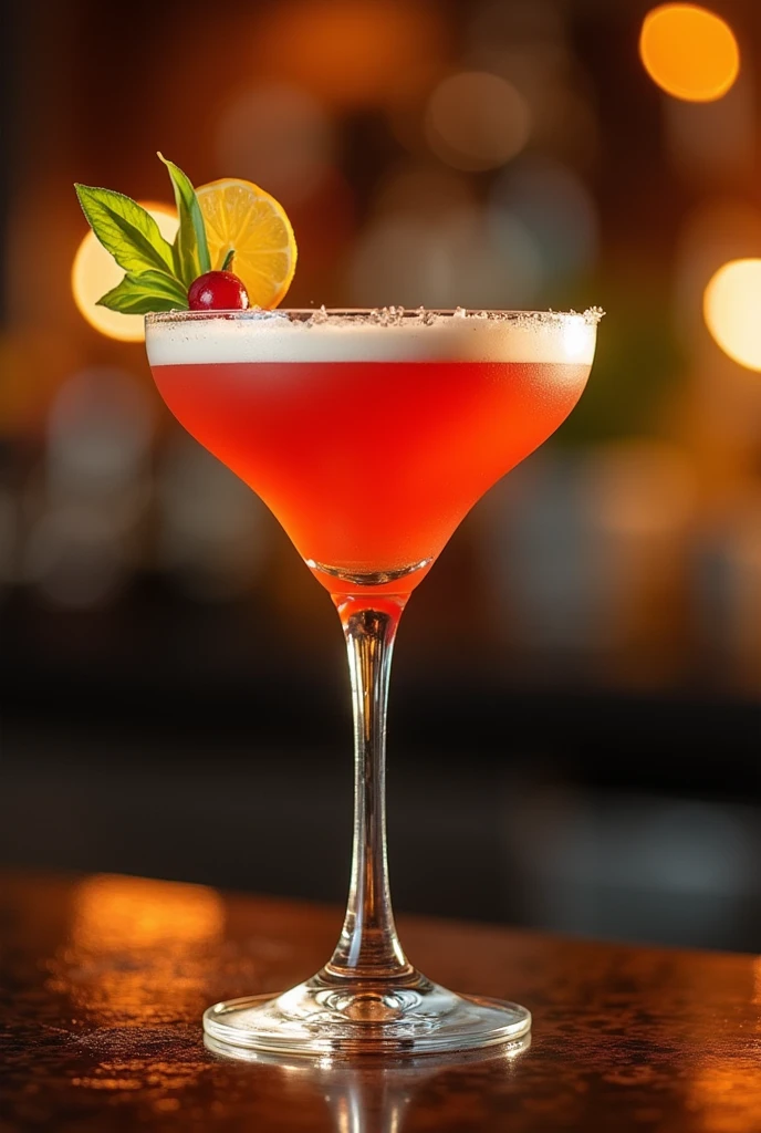 her bar create art for drinks