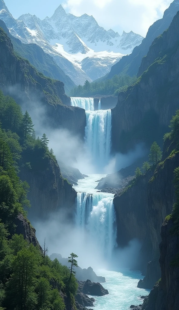 amazing waterfall gif

