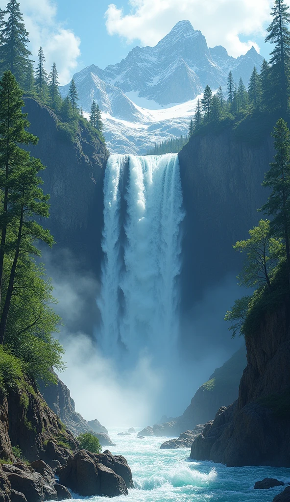 amazing waterfall gif

