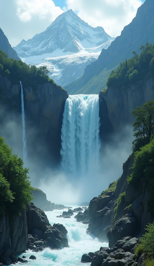 amazing waterfall gif