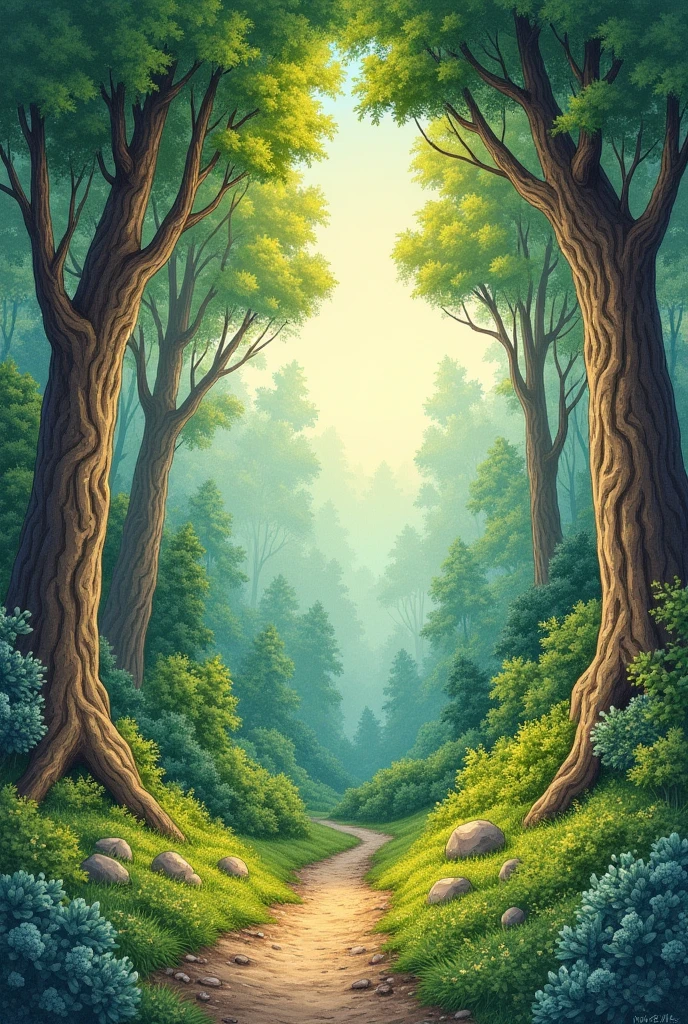 Forest drawing