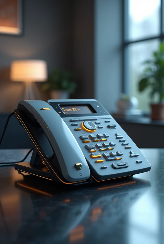 Futuristic landline phone 