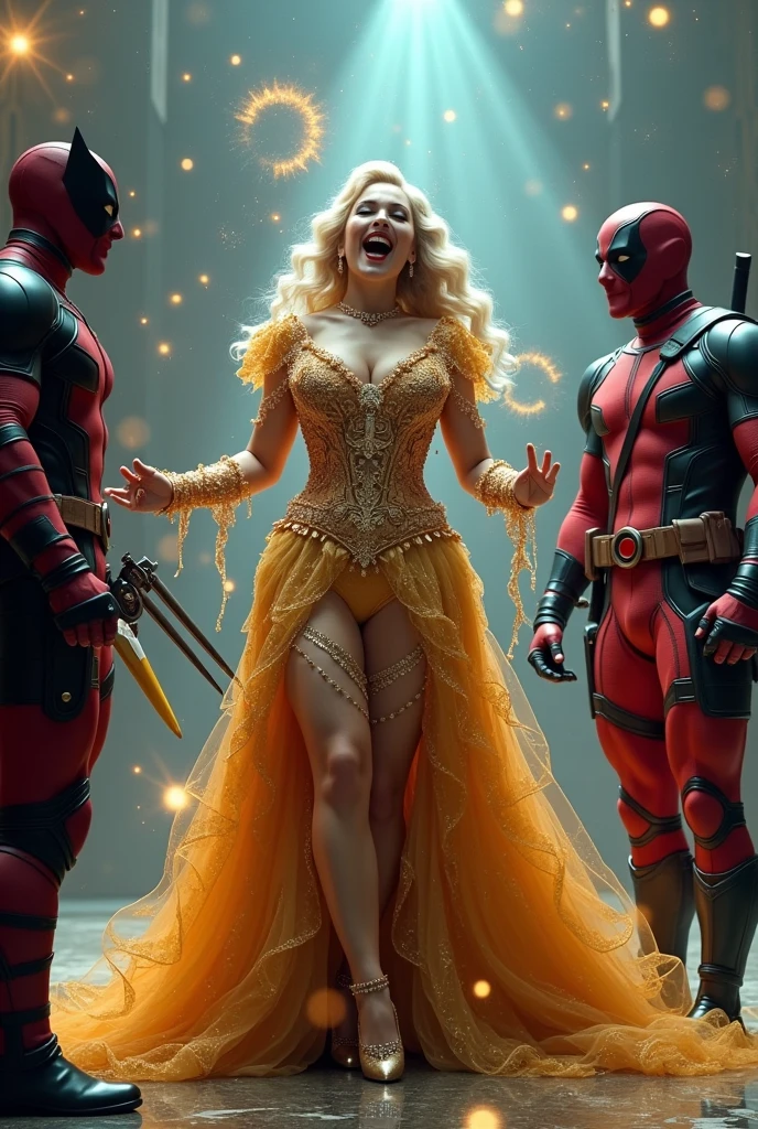 Madonna ciacone singing offstage for wolverine and deadpool