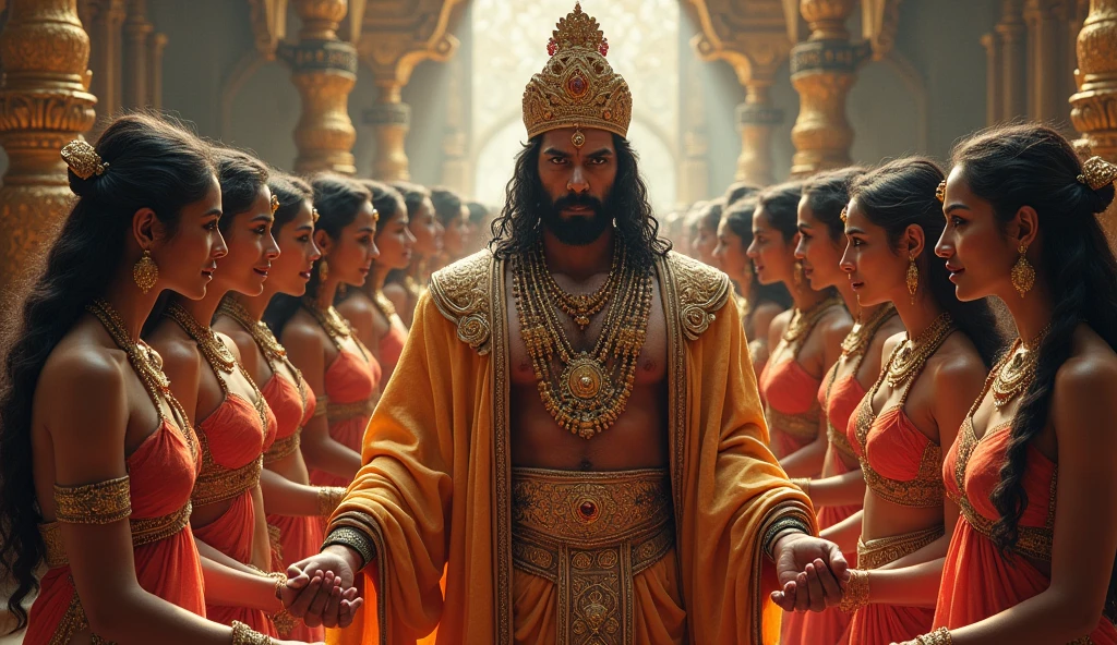 Relationship king hindu men surrounded by beutiful womens
