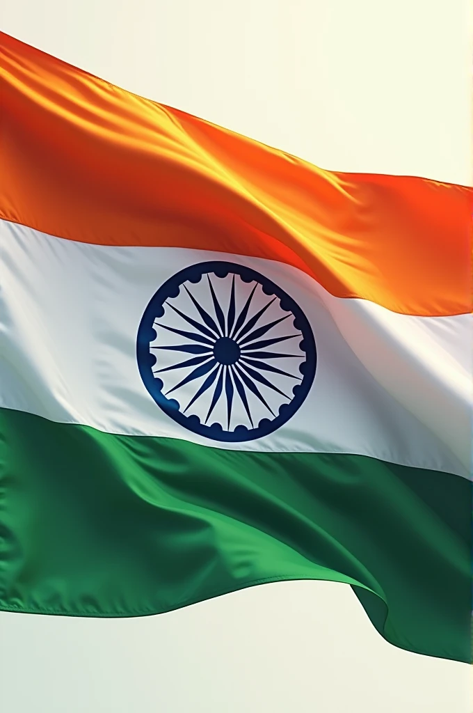 Indian national flag with my photo