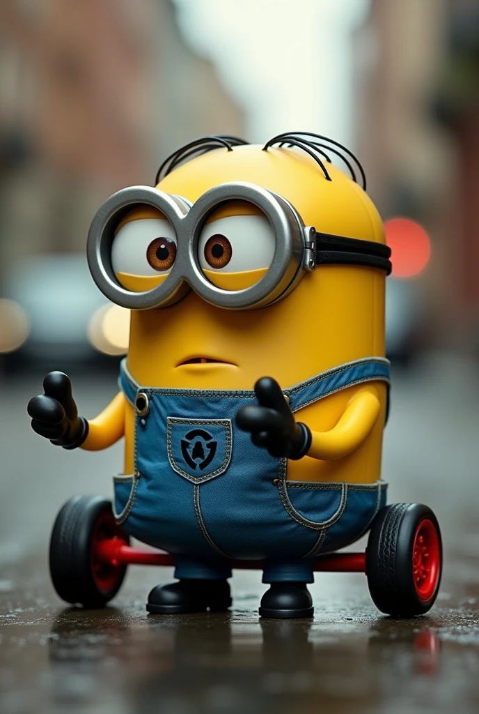 Make a Minion with a Lamborghini