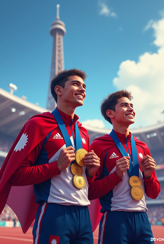 Nepali 🇳🇵 Disabled Paralympians athletes winning gold medal in Paralympic 2024 in france