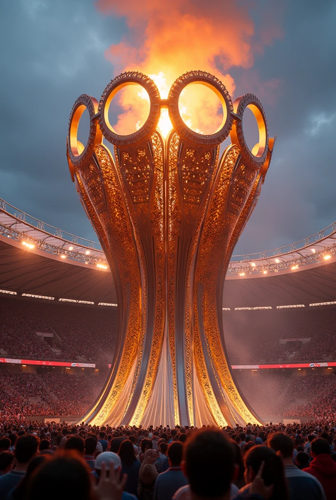 Beautiful Olympic cauldron