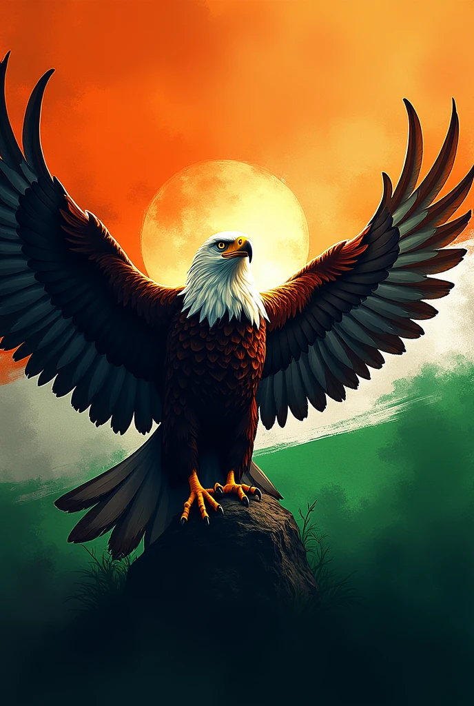 mithlesh whatsapp wallpaper with name in include eagle wings and indian flag full hd