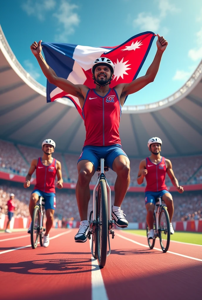 NEPALI 🇳🇵  DISABLED PARALYMPIC 2024 IN FRANCE

