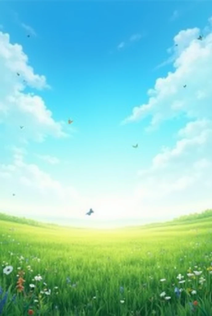clearing blue sky